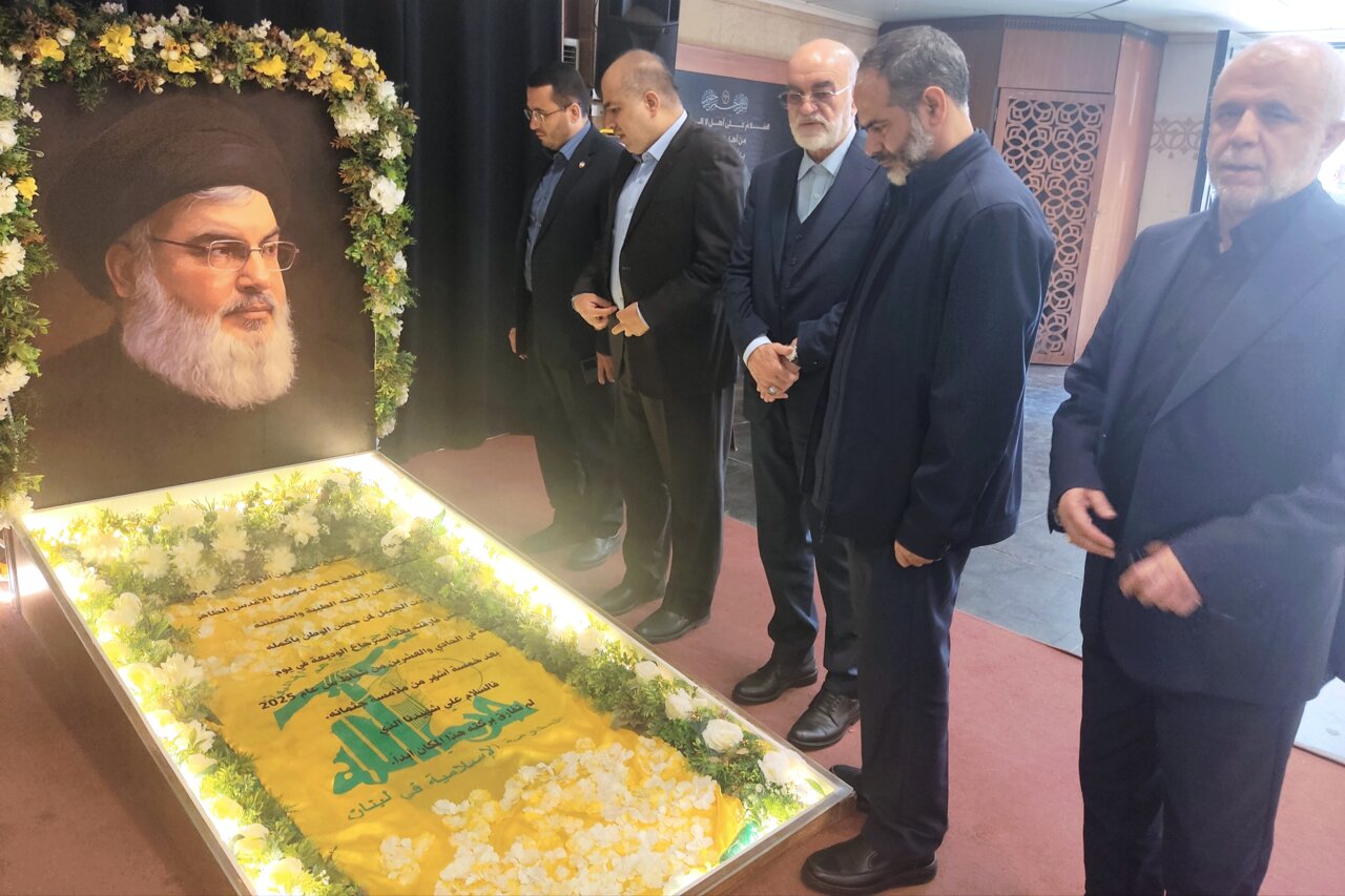 حضور هیأت پارلمانی ایران در مراسم سالگرد شهدای حزب‌الله لبنان